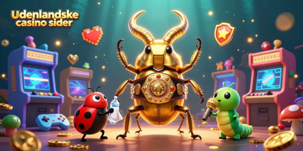 Experience the thrills of udenlandske casino sider with an epic gaming showdown featuring vibrant characters.