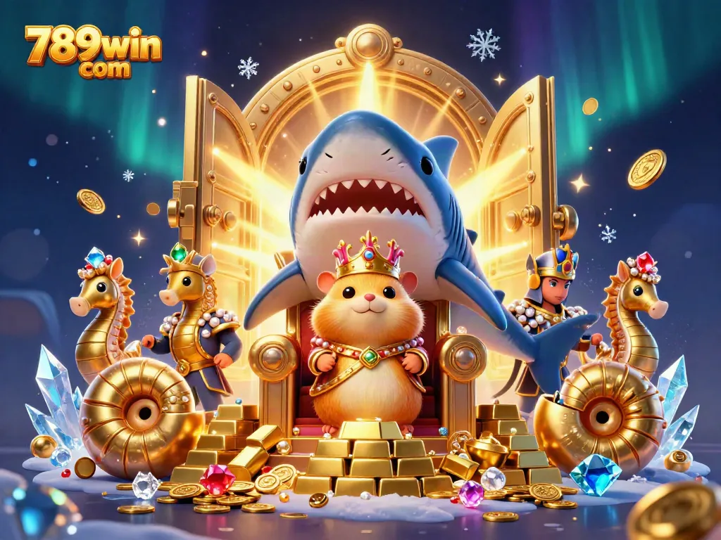 Experience the excitement of winning at 789win com with vibrant 3D animated treasures and characters.