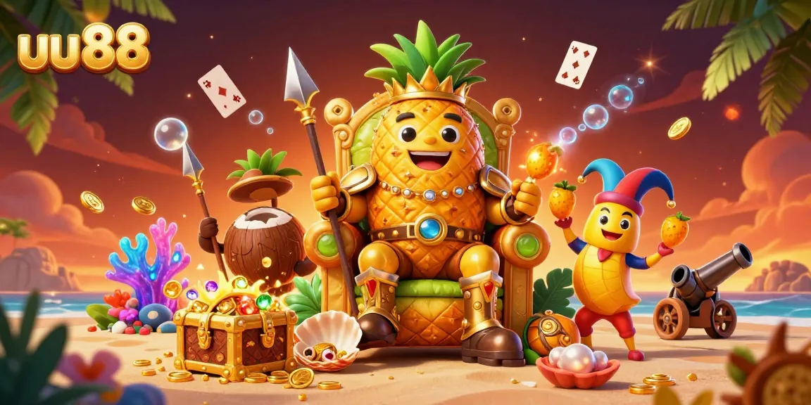 Claim exhilarating wins with uu 88 featuring the golden pineapple king and vibrant beach casino treasures.